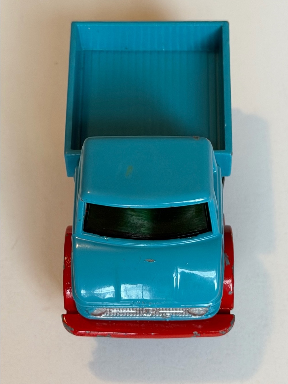 Vintage Matchbox Lesney No. 49 Mercedes Unimog Truck Made in England Blue Red - Picture 3 of 10